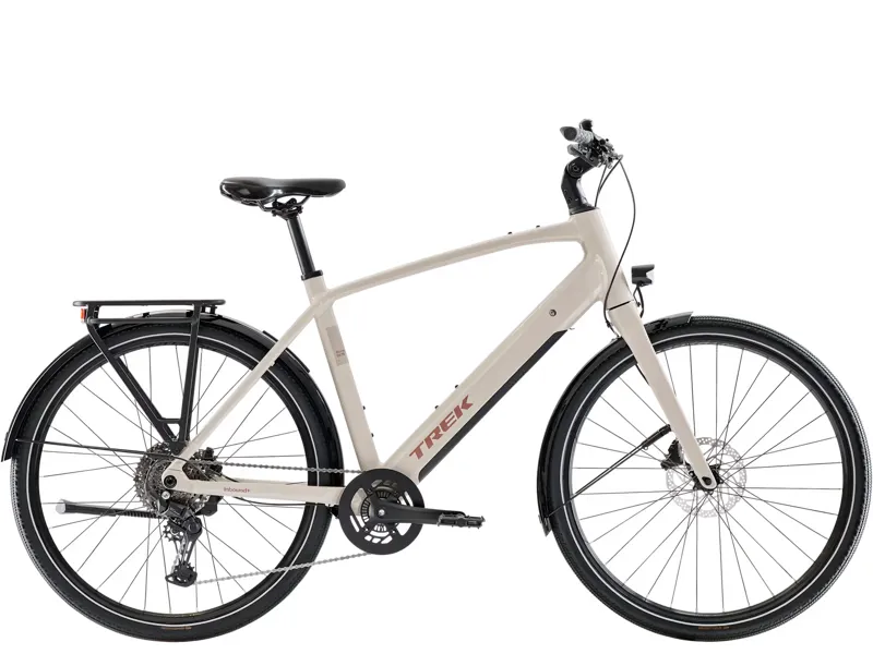 TREK Inbound+ 2 R10 600Wh Electric Hybrid Bike in Buff Beige