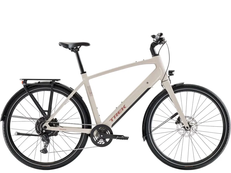 TREK Inbound+ 2 R8 360Wh Electric Hybrid Bike in Buff Beige