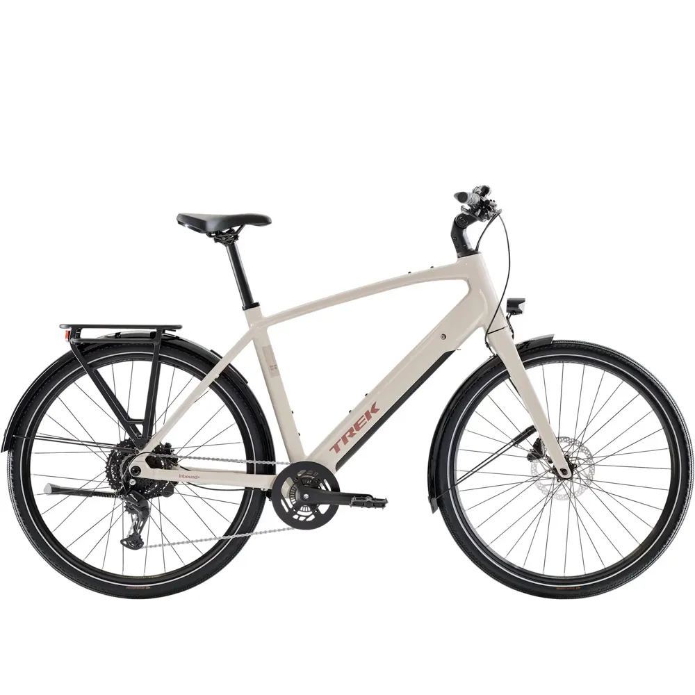 Team Cycles Trek TREK Inbound+ 2 R8 360Wh Electric Hybrid Bike in Buff Beige | Interest FREE Finance & Online Refund Policy.