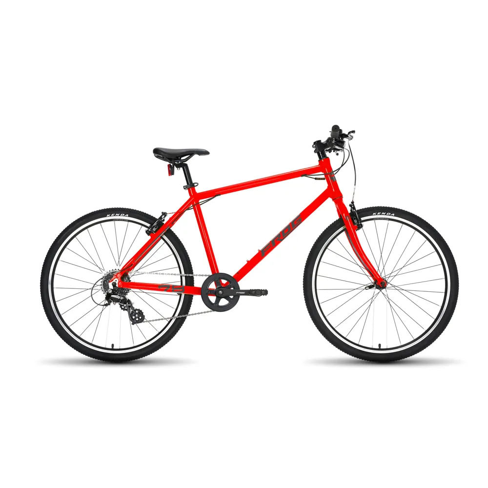 Team Cycles Frog Bikes Frog 78 Kids Hybrid Bike in Neon Red | Interest FREE Finance & Online Refund Policy.