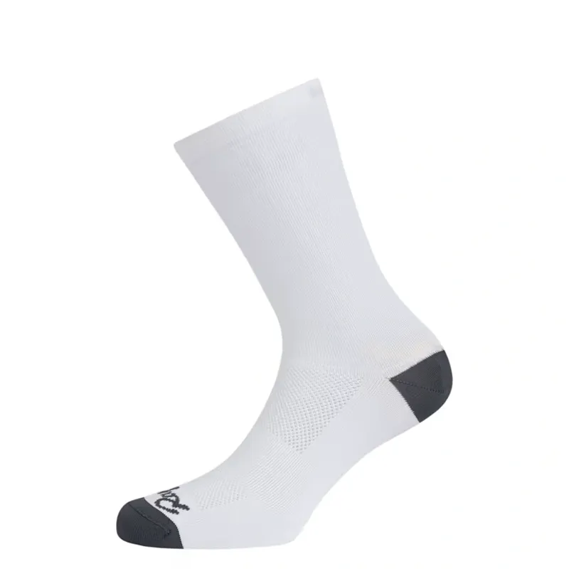 Rapha Logo Socks in White and Grey-1