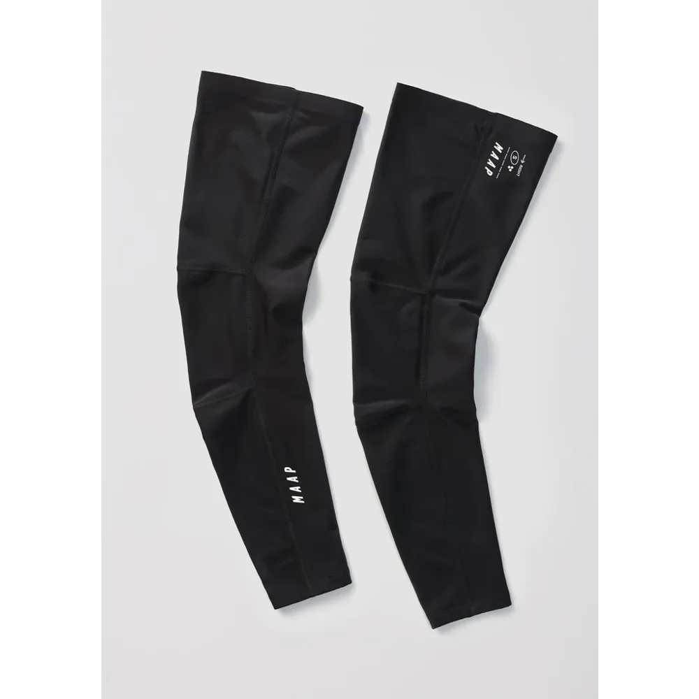 Team Cycles Maap MAAP Leg Warmers in Black | Interest FREE Finance & Online Refund Policy.