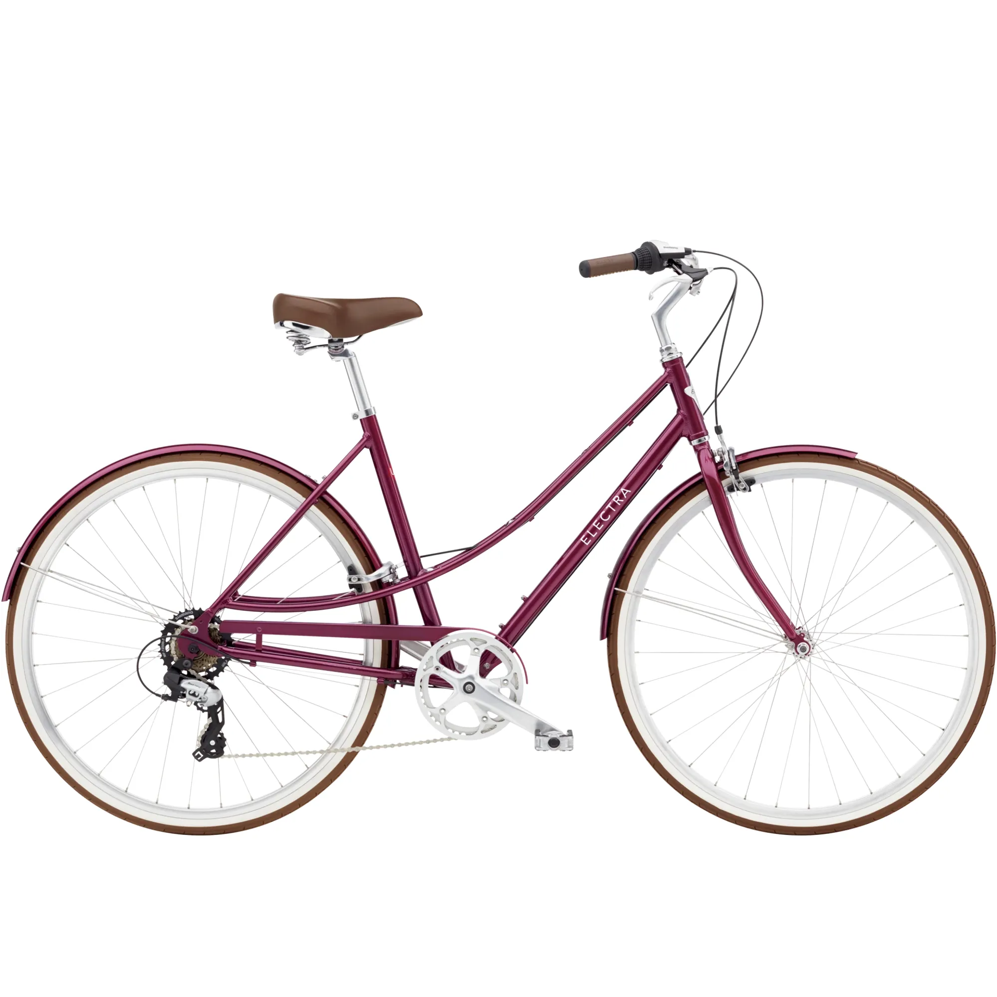 Electra Loft 7D Ladies commuter bike Sangria