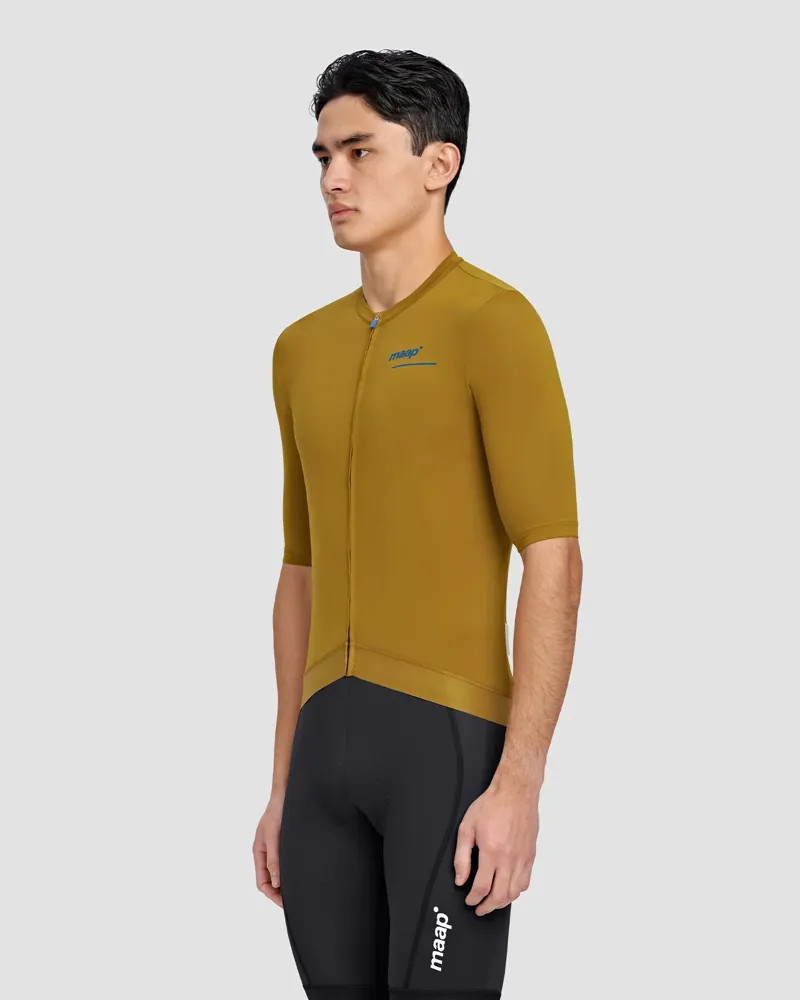 MAAP Training Short Sleeve Cycling Jersey in Olive Green