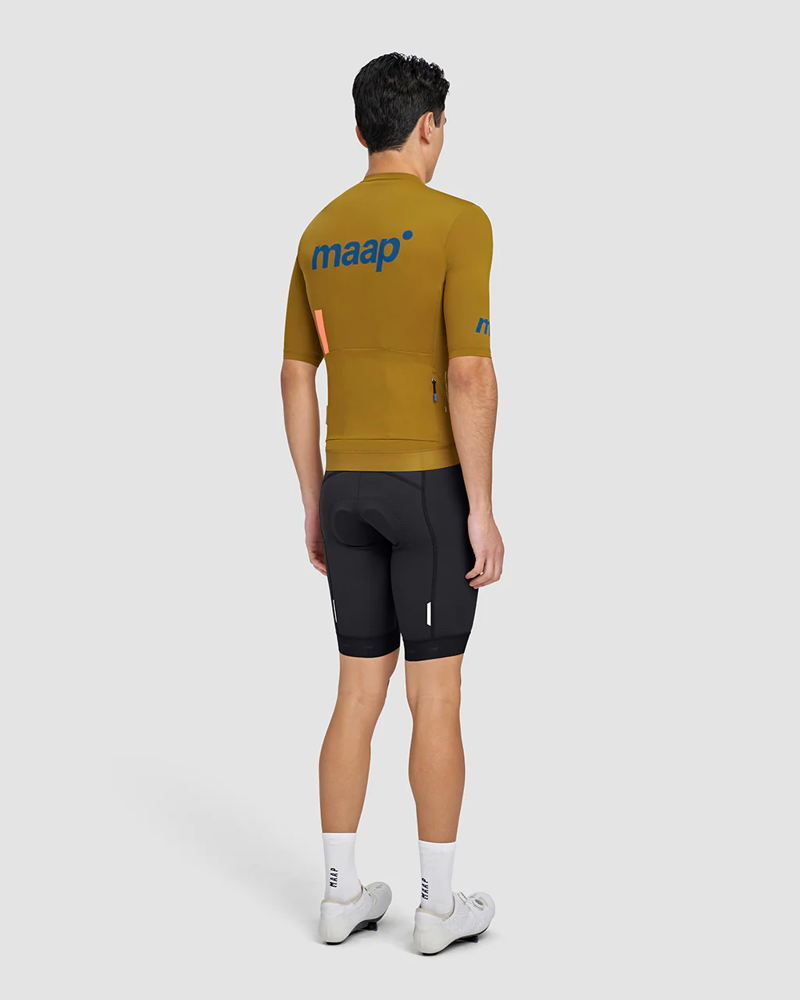 MAAP Training Short Sleeve Cycling Jersey in Olive Green-3