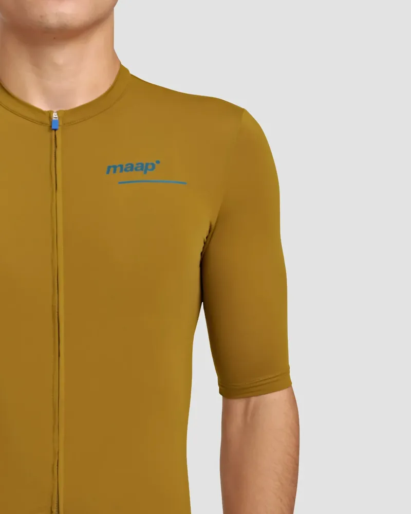 MAAP Training Short Sleeve Cycling Jersey in Olive Green-4