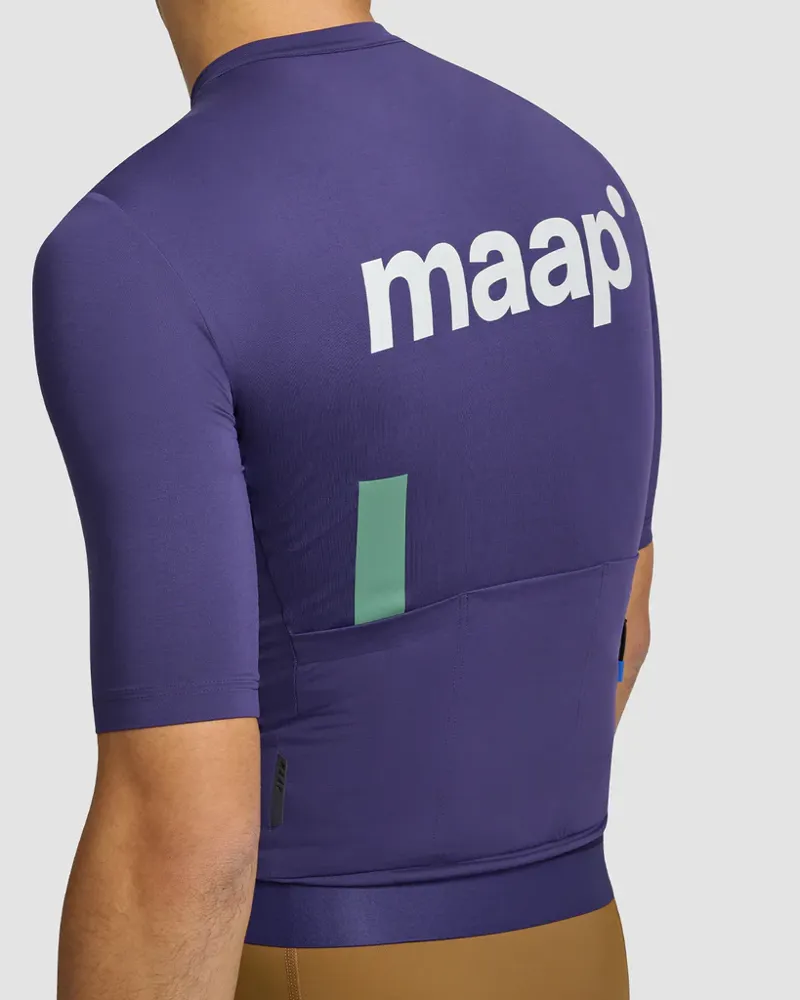 MAAP Training SHort Sleeve Cycling Jersey in Deep Blue-3