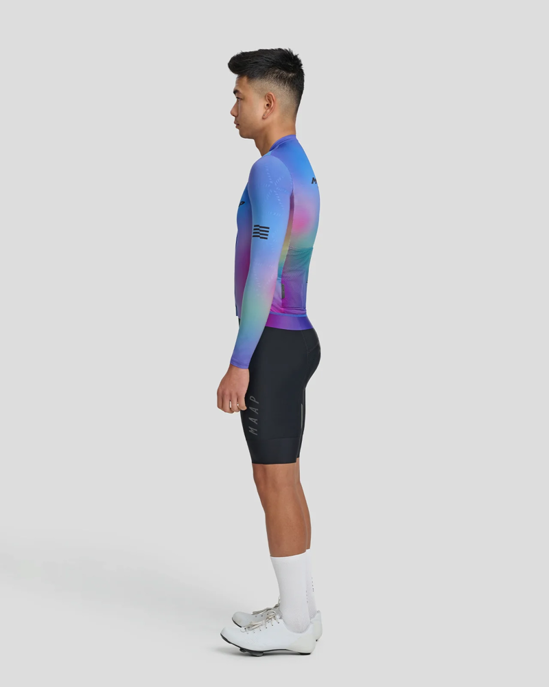 MAAP Blurred Out Pro Hex 2.0 Long Sleeve Cycling Jersey  -1