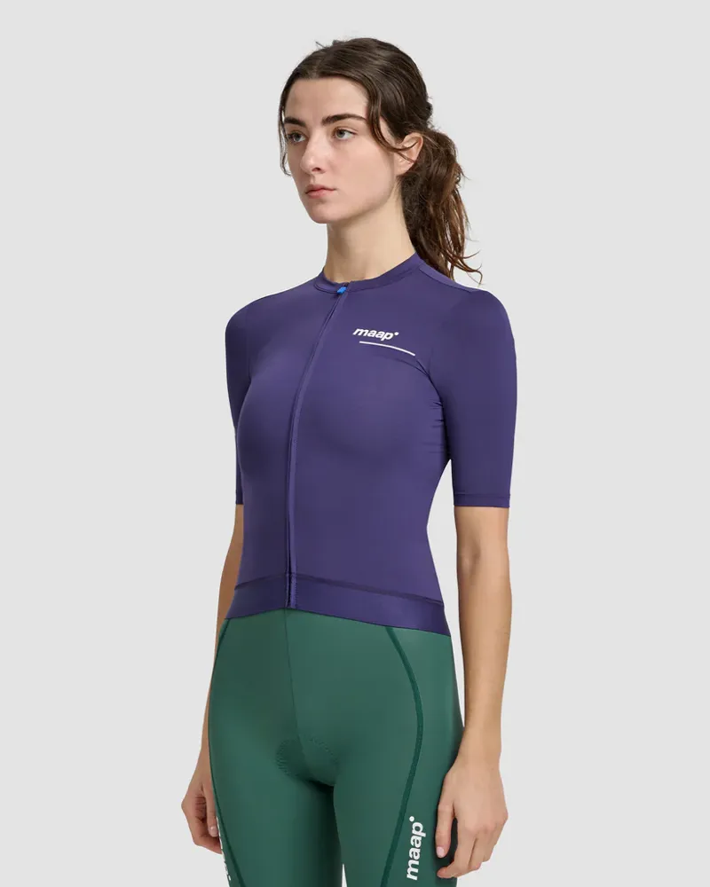 MAAP Women s Training Short Sleeve Cycling Jersey in Deep Blue