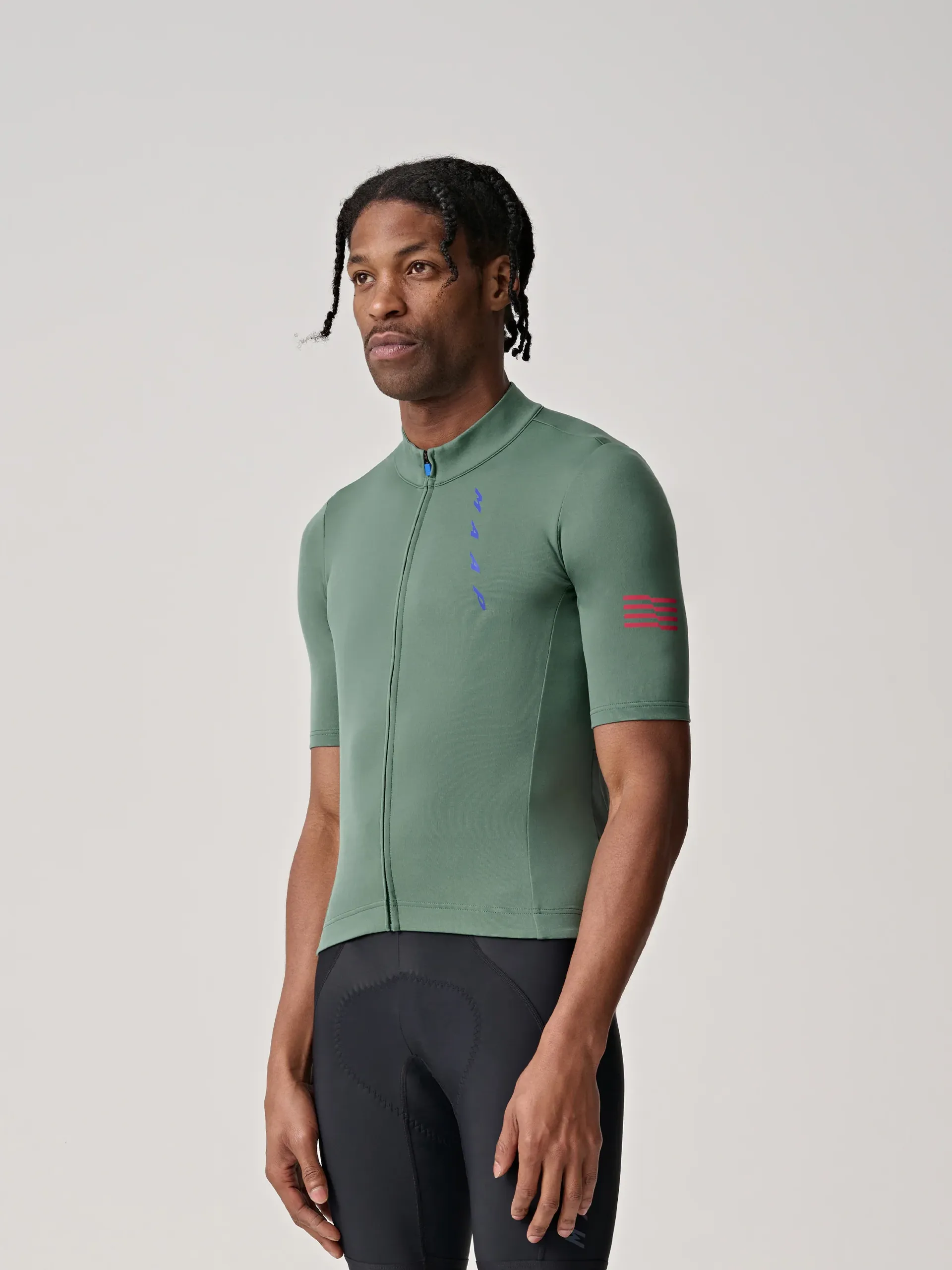 MAAP Embark Team Short Sleeve Cycling Jersey in Sedonia Sage