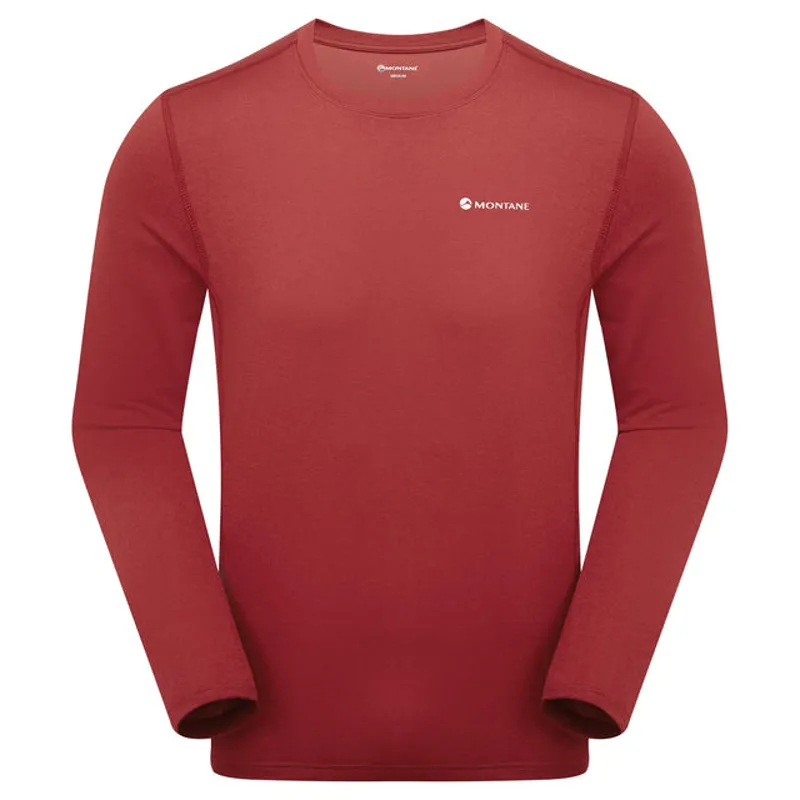 Montane Men's Dart Long Sleeve T-Shirt in Dark Maple