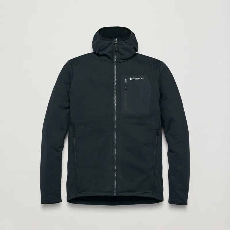 Montane Men's Protium CP Hooded Fleece Jacket in Black