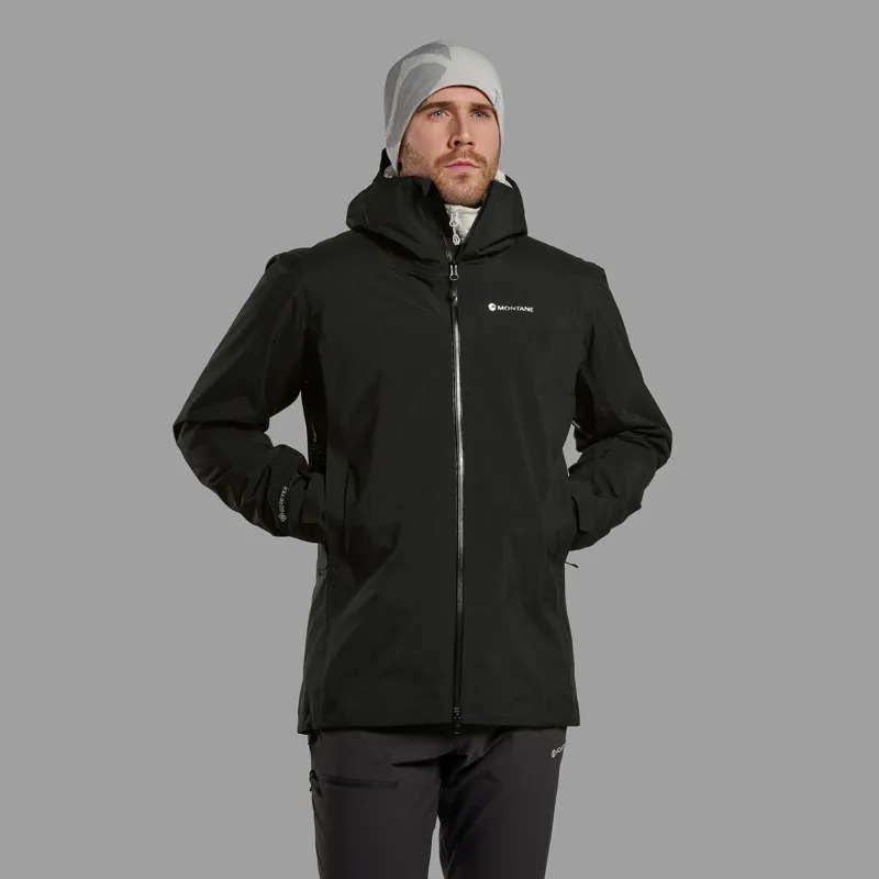Montane Men's Phase Waterproof Jacket in Black-2