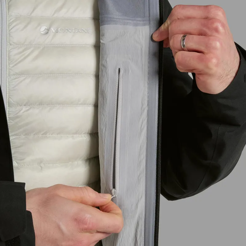 Montane Men's Phase Waterproof Jacket in Black-3