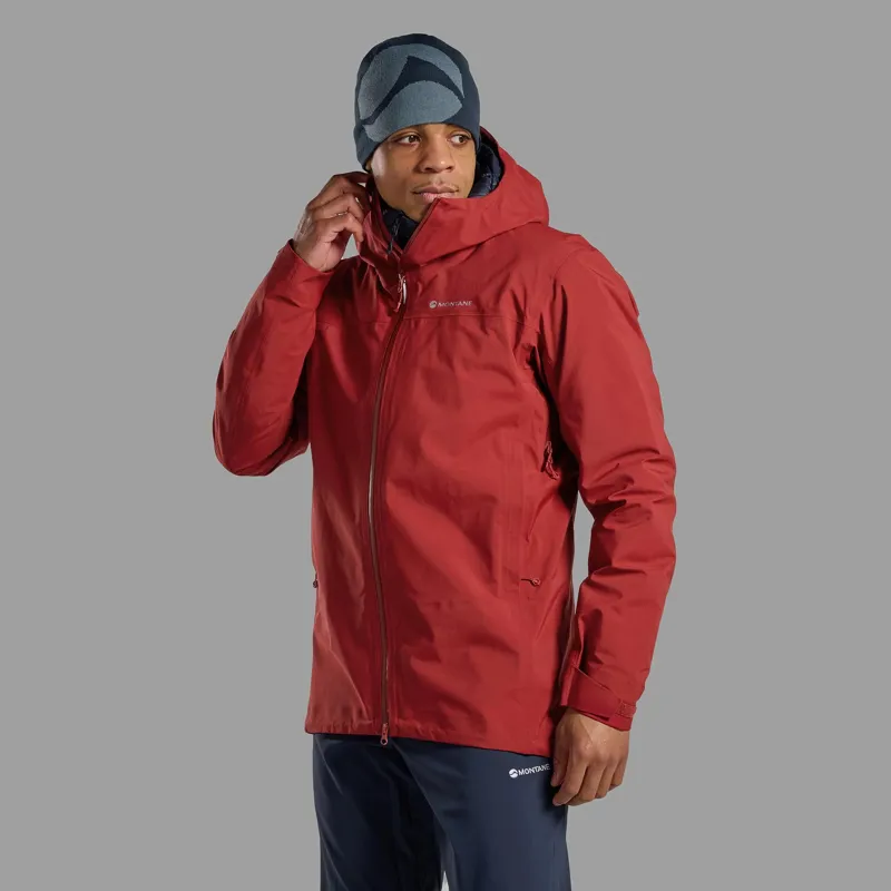 Montane Men's Phase Waterproof Jacket in Dark Maple-1