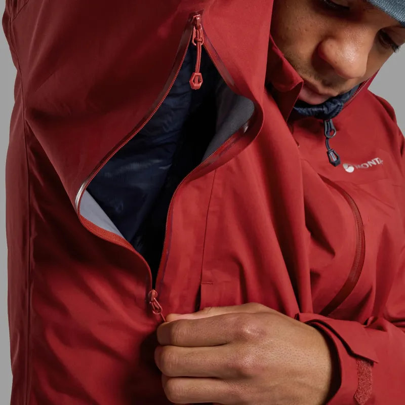 Montane Men's Phase Waterproof Jacket in Dark Maple-3