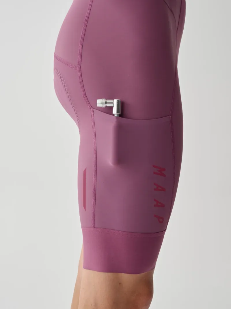 MAAP Team Bib Evo Cargo Bib Shorts in Dark Mauve-4