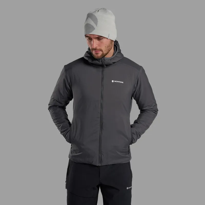Montane Men's Sirocco Hooded Insulated Jacket in Midnight Grey-2