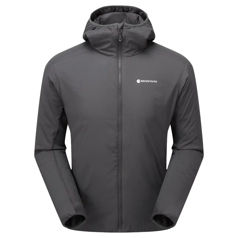 Montane Men's Sirocco Hooded Insulated Jacket in Midnight Grey