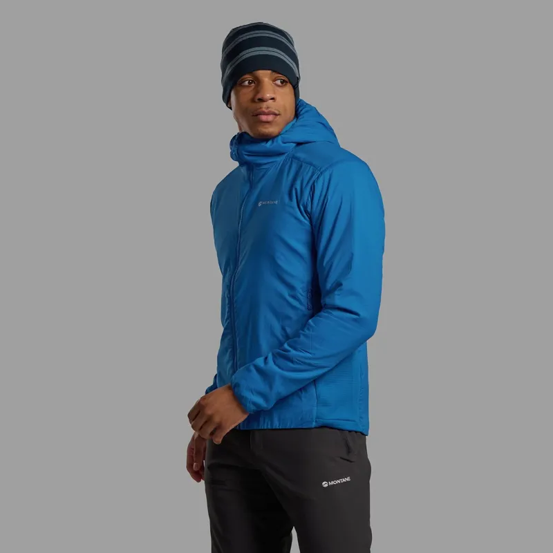 Montane Men's Sirocco Hooded Insulated Jacket in Neptune Blue-1