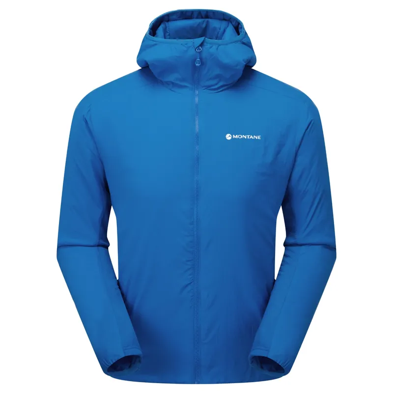 Montane Men's Sirocco Hooded Insulated Jacket in Neptune Blue