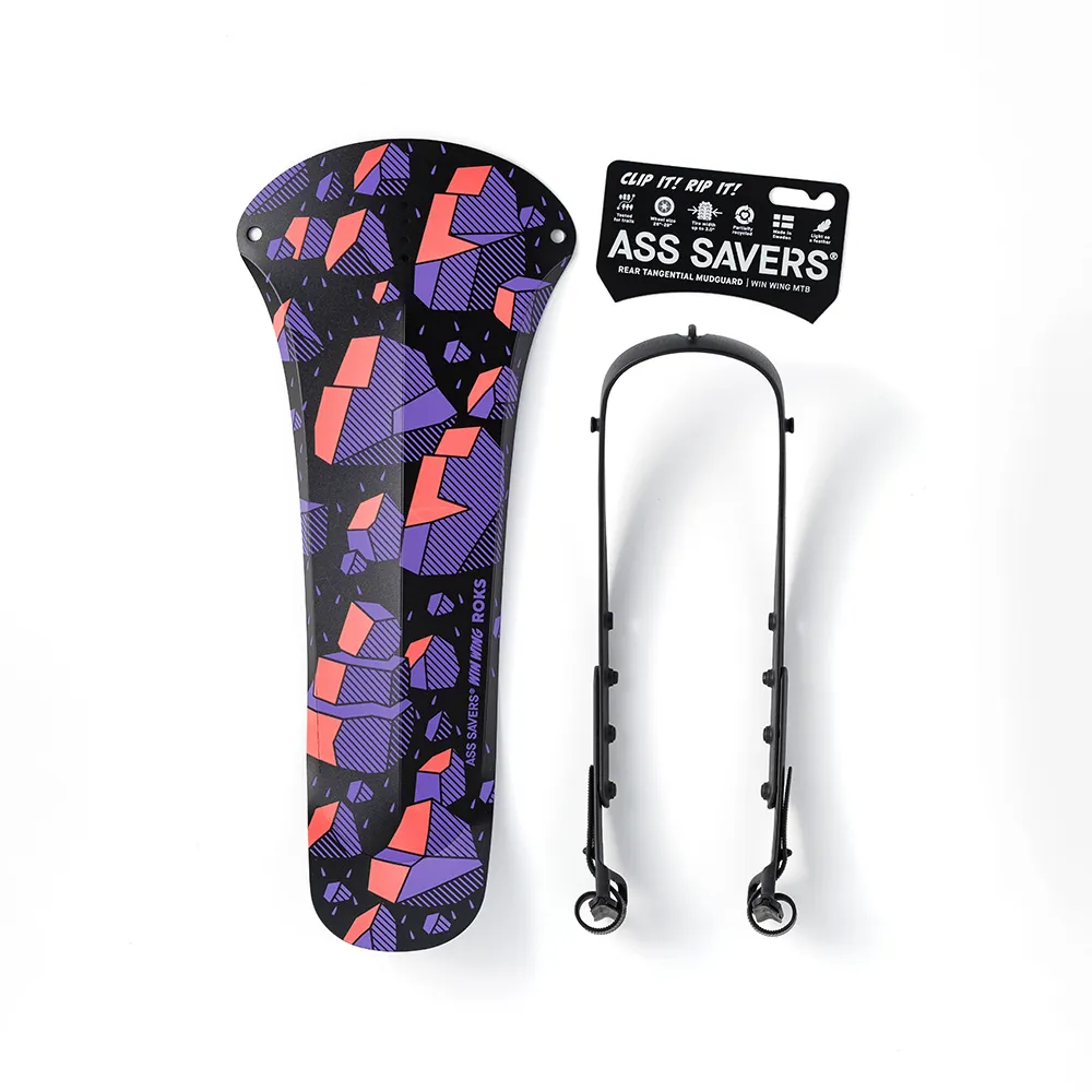 Team Cycles Ass Savers Win Wing MTB Rear Mudguard in Roks | Interest FREE Finance & Online Refund Policy.