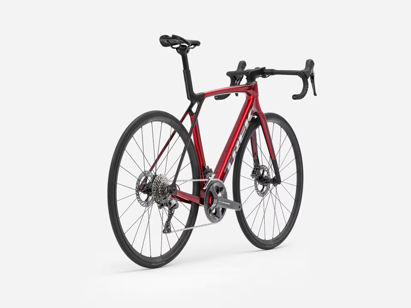 TREK Madone SL 5 Gen 8 Road Bike in Gloss Fury Red and Matte Deep Smoke-1