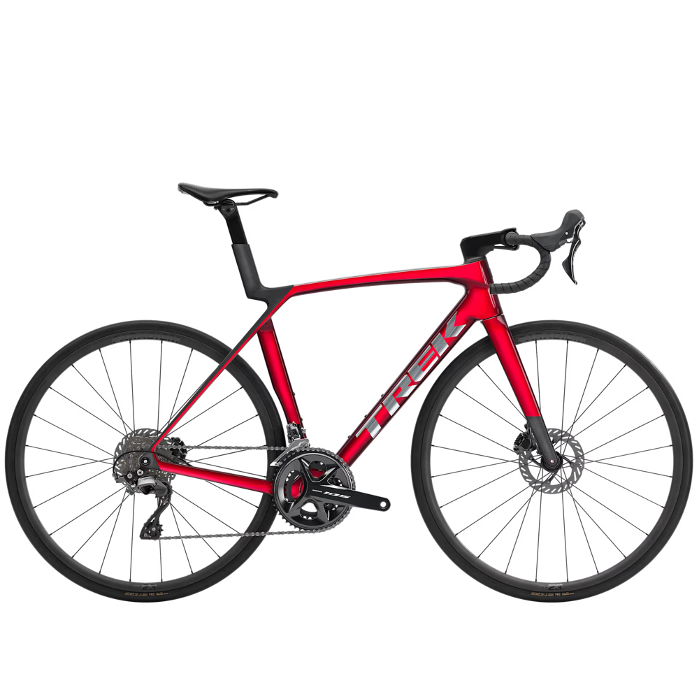 Team Cycles Trek TREK Madone SL 5 Gen 8 Road Bike in Gloss Fury Red and Matte Deep Smoke | Interest FREE Finance & Online Refund Policy.