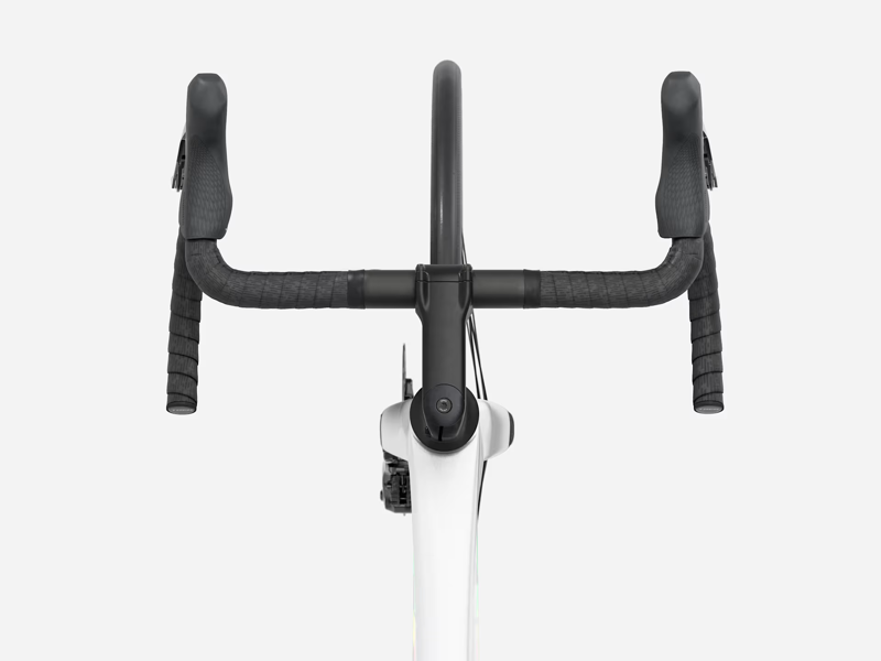 TREK Madone SL 5 Gen 8 Road Bike in Gloss Crystal White and Matte Deep Smoke-2