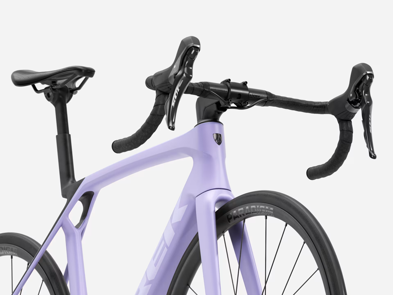 TREK Madone SL 5 Gen 8 Road Bike in Matte Lavender Haze and Deep Smoke-4