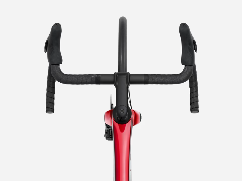 TREK Madone SL 6 Gen 8 Road Bike in Gloss Fury Red and Matte Deep Smoke-1