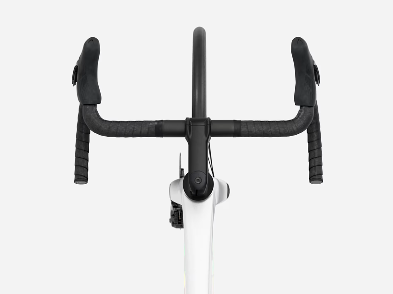 TREK Madone SL 6 Gen 8 Road Bike in Gloss Crystal White and Matte Deep Smoke-1