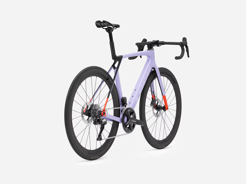 TREK Madone SL 6 Gen 8 Road Bike in Matte Lavender Haze and Deep Smoke-5