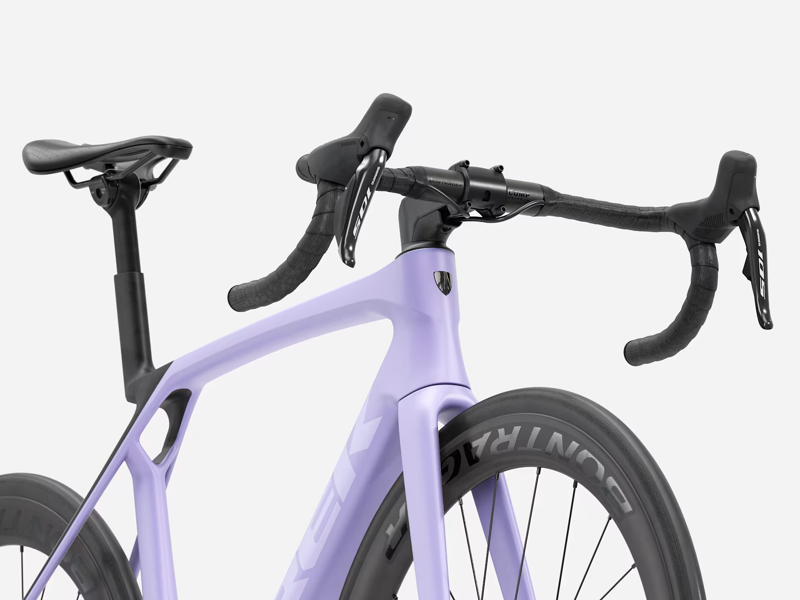 TREK Madone SL 6 Gen 8 Road Bike in Matte Lavender Haze and Deep Smoke-3
