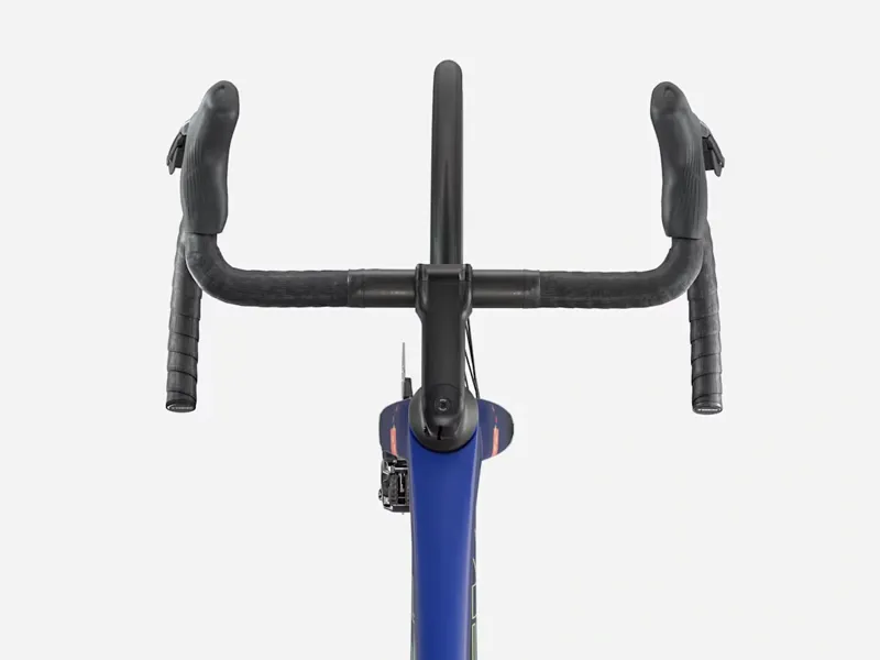 TREK Madone SL 6 Gen 8 Road Bike in Matte Cobalt Blue Trek Black and Living Coral-1