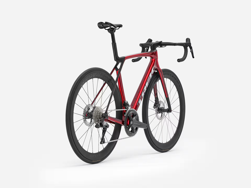 TREK Madone SL 7 Gen 8 Road Bike in Gloss Fury Red and Matte Deep Smoke-5