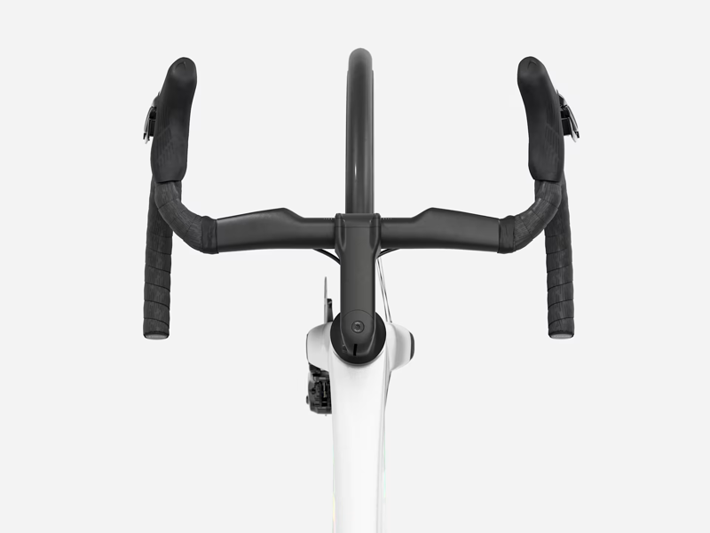 TREK Madone SL 7 Gen 8 Road Bike in Gloss Crystal White and Matte Deep Smoke-1