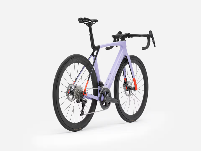 TREK Madone SL 7 Gen 8 Road Bike in Matte Lavender Haze and Deep Smoke-5