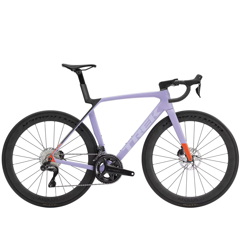 Team Cycles Trek TREK Madone SL 7 Gen 8 Road Bike in Matte Lavender Haze and Deep Smoke | Interest FREE Finance & Online Refund Policy.