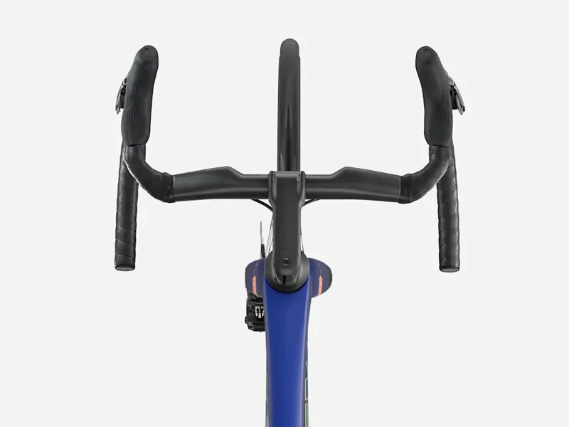 TREK Madone SL 7 Gen 8 Road Bike in Matte Cobalt Blue Trek Black and Living Coral-1