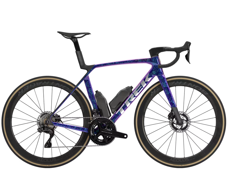 TREK Madone SLR 9 Gen 8 Road Bike in Purple Phaze and Amethyst Marble