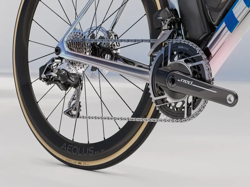 EX DISPLAY TREK Madone SLR 9 AXS Gen 8 Road Bike in Interstellar-5