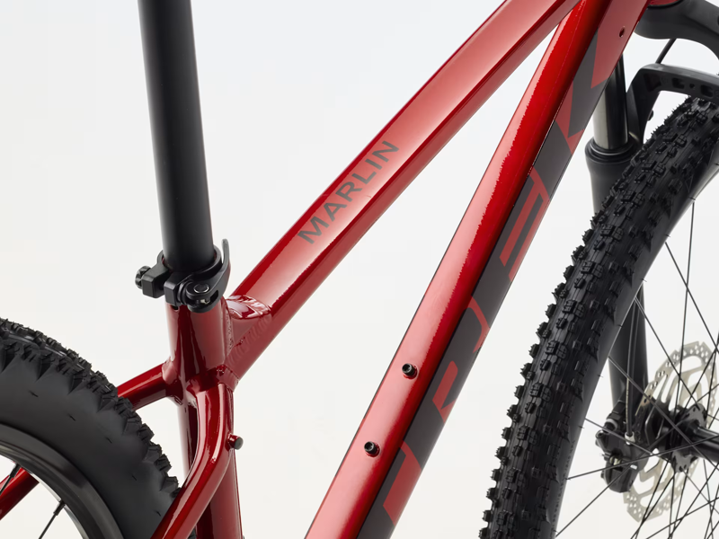 TREK Marlin 5 Gen 3 Hardtail Mountain Bike in Fury Red-3