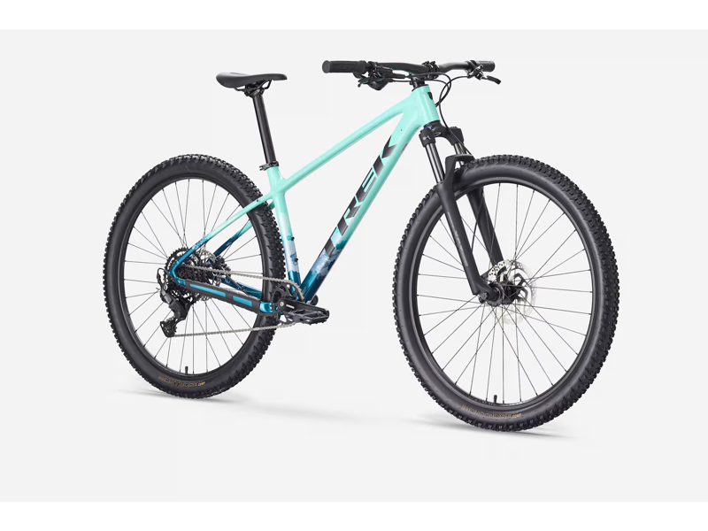 TREK Marlin 5 Gen 3 Hardtail Mountain Bike in Miami Green and Dark Aquatic Fade-5