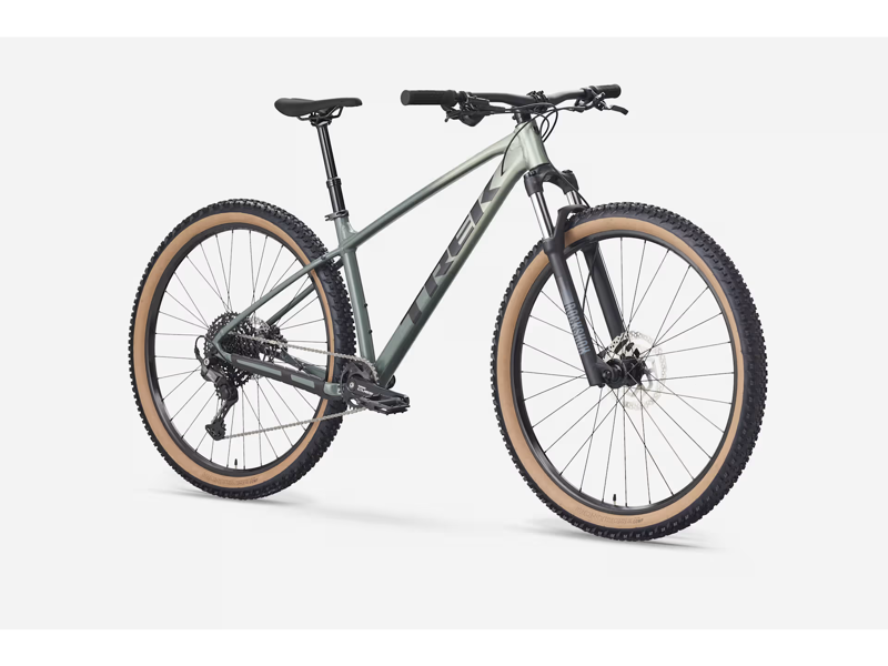 TREK Marlin 6 Gen 3 Hardtail Mountain Bike in Matte Lichen and Keswick Green Fade-5