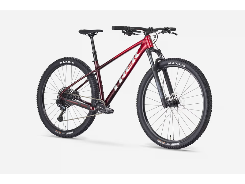 TREK Marlin 7 Gen 3 Hardtail Mountain Bike in Fury Red and Lithium Grey Fade-5