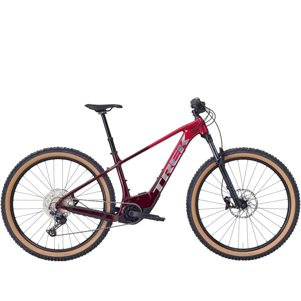 Team Cycles Trek TREK Marlin + 8 Electric Mountain Bike in Fury Red and Lithium Fade | Interest FREE Finance & Online Refund Policy.