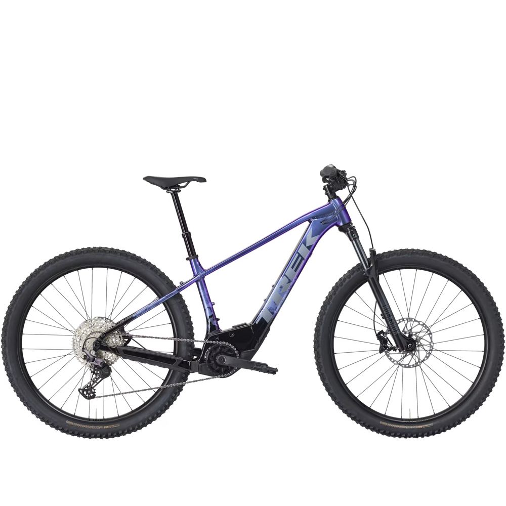 Team Cycles Trek TREK Marlin+ 8 Electric Mountain Bike in Purple Flip and Black Fade | Interest FREE Finance & Online Refund Policy.