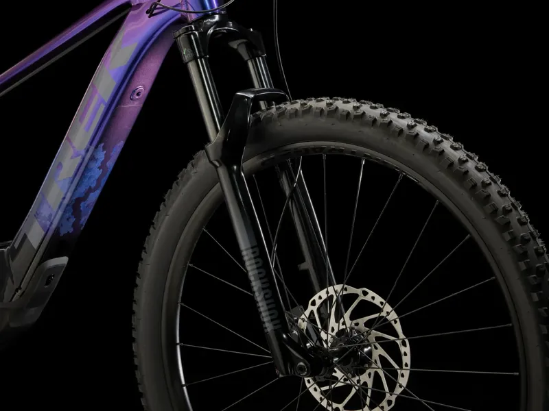 EX DEMO - TREK Marlin+ 8 400Wh Electric Mountain Bike in Purple Flip to Black Fade-7