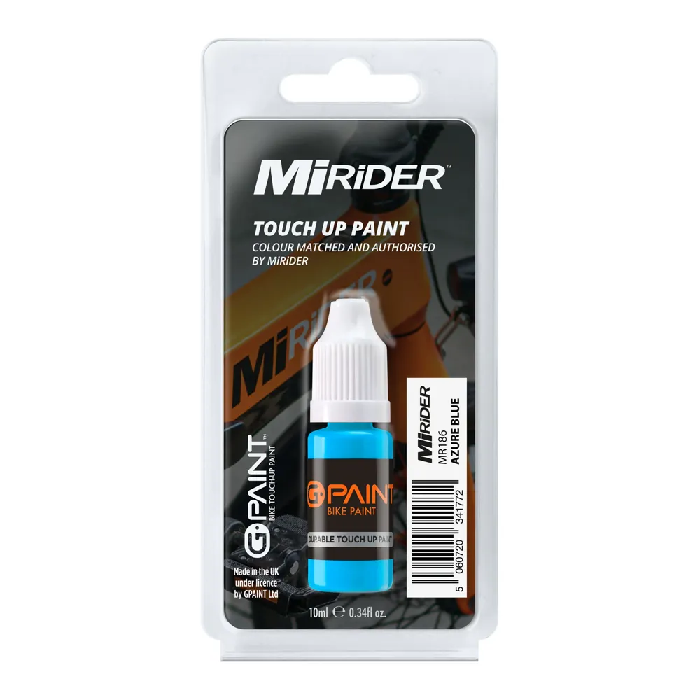 Team Cycles Gpaint MIRIDER TOUCH UP PAINT POTS AZURE BLUE | Interest FREE Finance & Online Refund Policy.
